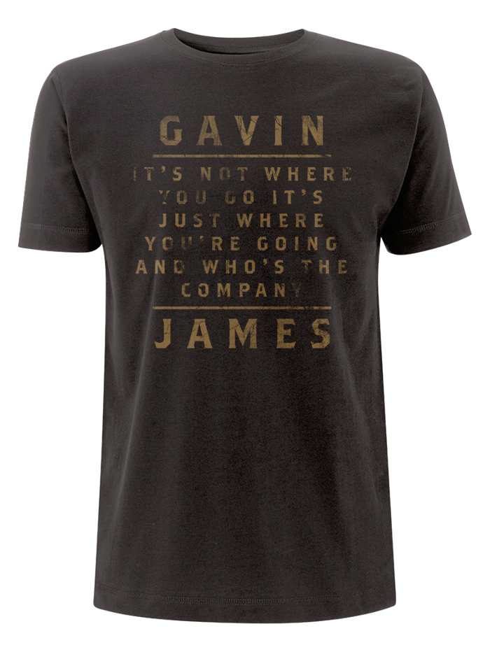 Remember Me Lyric T Shirt (Male) - Gavin James