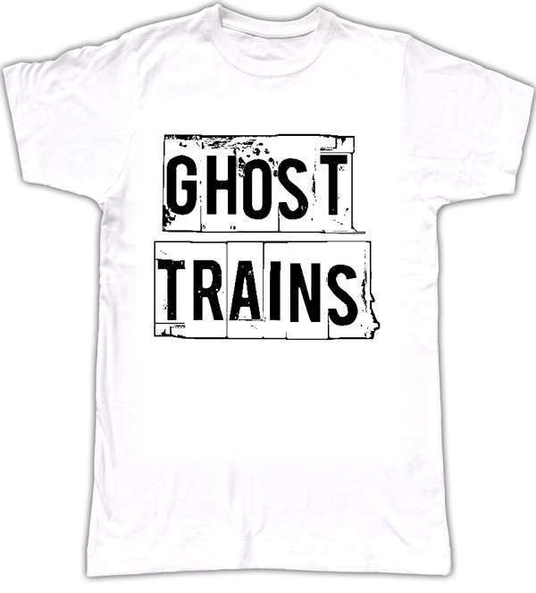 T-Shirt: Ghost Trains Logo (Black) - Ghost Trains