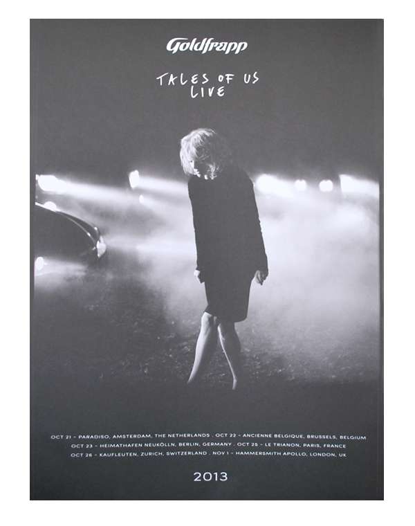 Tales Of Us Tour 2013 Poster - Goldfrapp