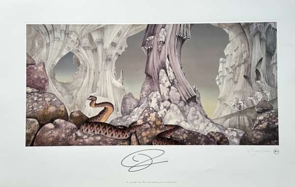 'Yes - Relayer' Signed by Jon Anderson Print (authorised by Roger Dean) - Gonzo Multimedia US