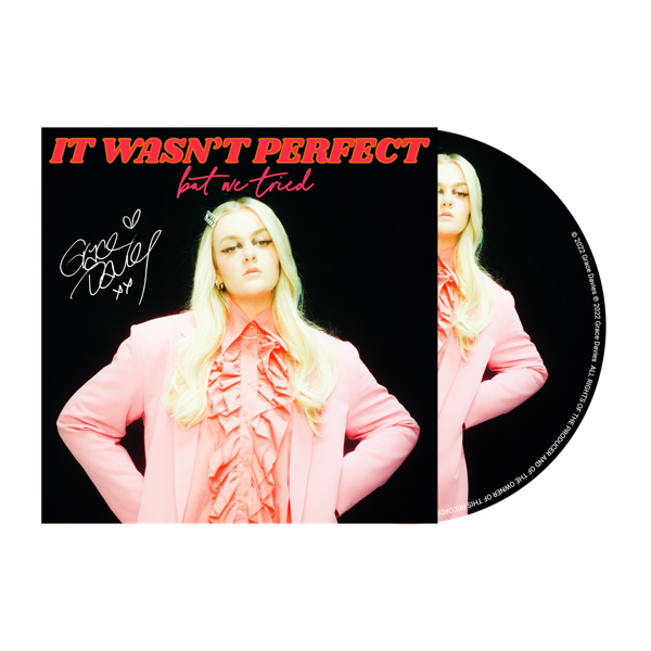 It Wasn't Perfect, But We Tried - signed EP - Grace Davies