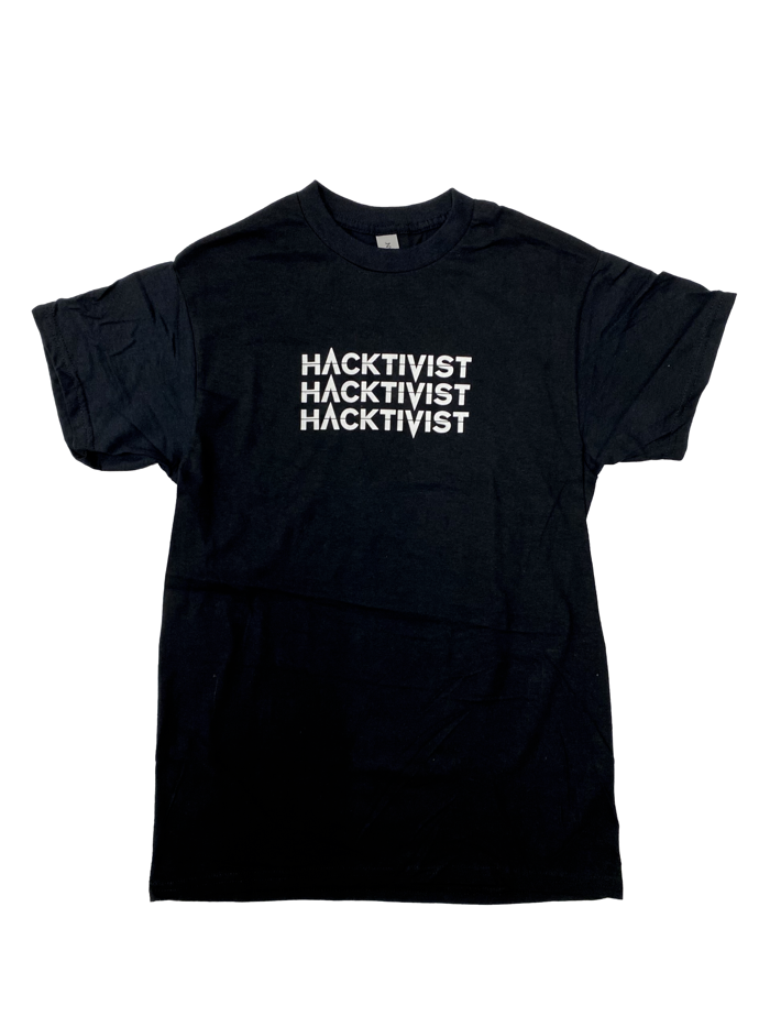 Stacked Logo T-Shirt - Hacktivist