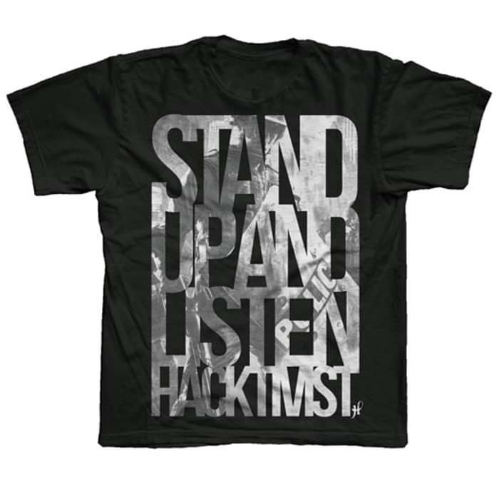 Stand Up & Listen T-Shirt - Hacktivist