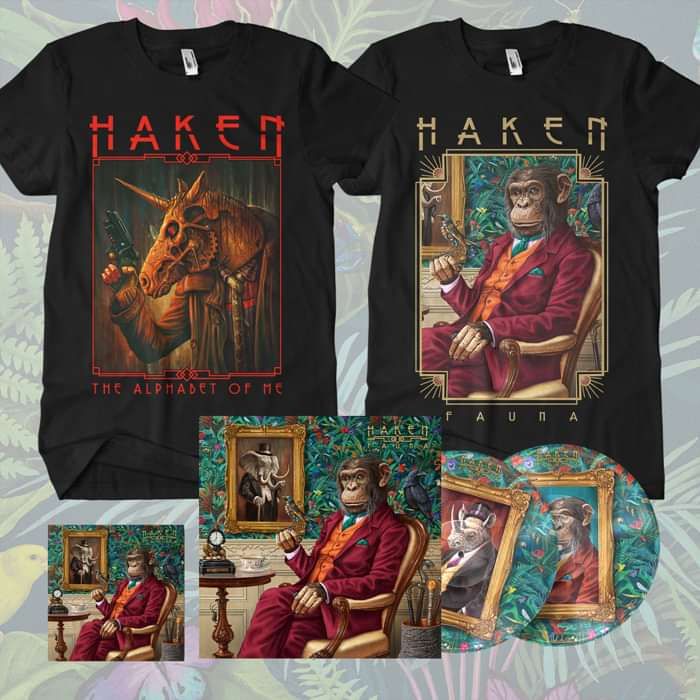 Haken - 'Fauna' *EXCLUSIVE* Signed Ltd. Edition 2LP Picture Disc, 2CD Mediabook & 2 T-Shirts Bundle - Haken US