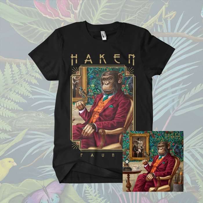 Haken - 'Fauna' Jewelcase CD & T-Shirt Bundle - Haken