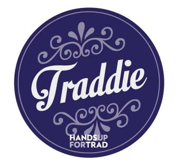 Traddie Badge - Hands Up for Trad