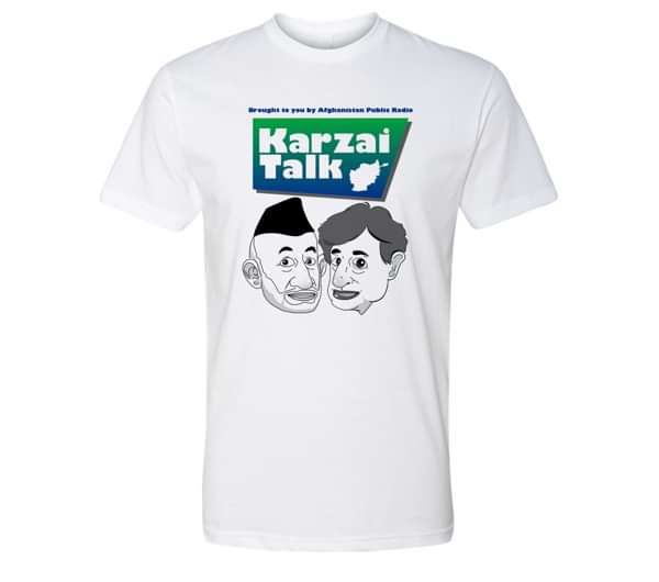 Karzai Talk T-Shirt DTG - Harry Shearer