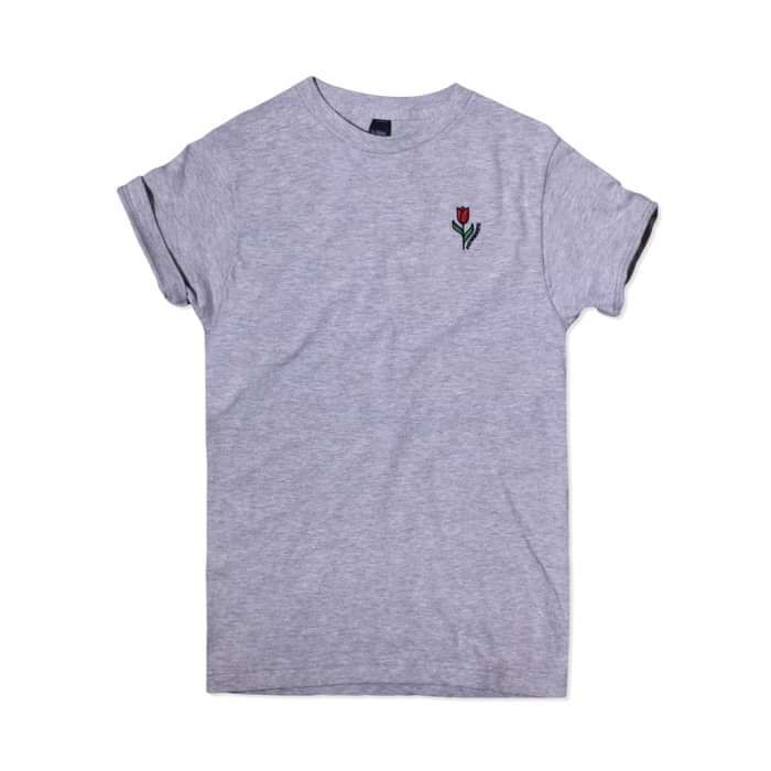 Rose Embroidered Tee - Hembree