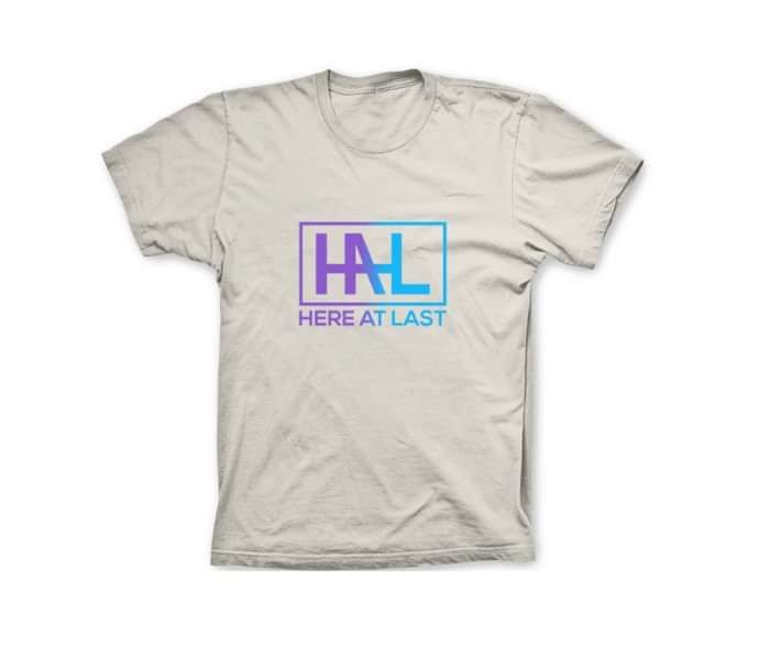 HAL Logo Cool Neon Ombre Relaxed Fit T-shirt - Here At Last