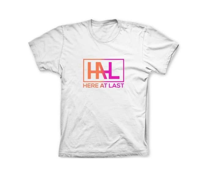 HAL Logo Warm Neon Ombre Relaxed Fit T-shirt - Here At Last