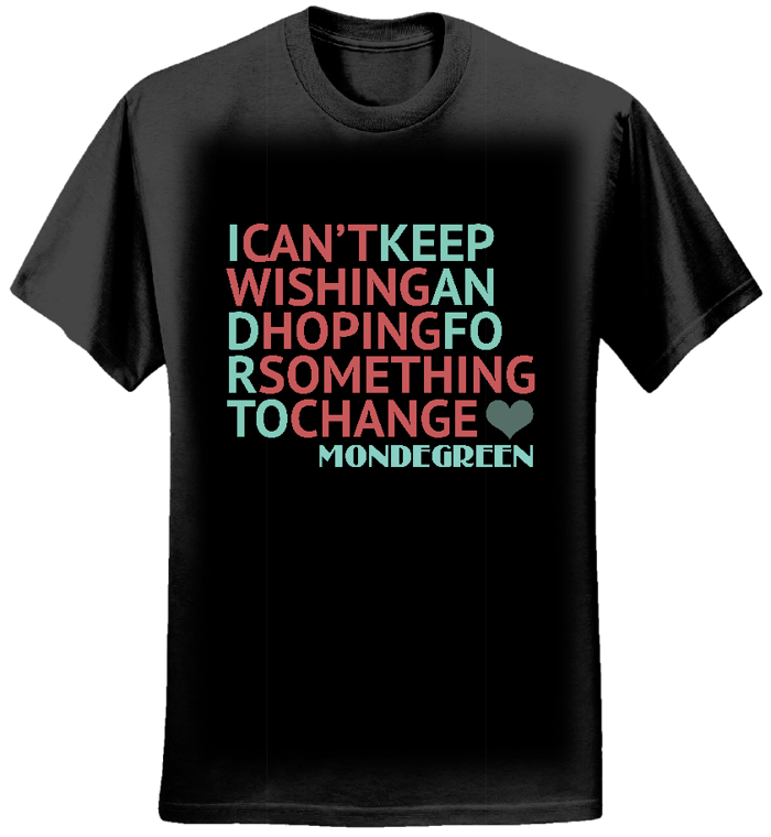 Mondegreen 'Change' T Shirt - Mondegreen