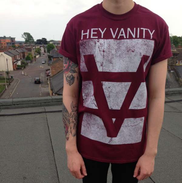 "HV" Maroon Shirt - Hey Vanity