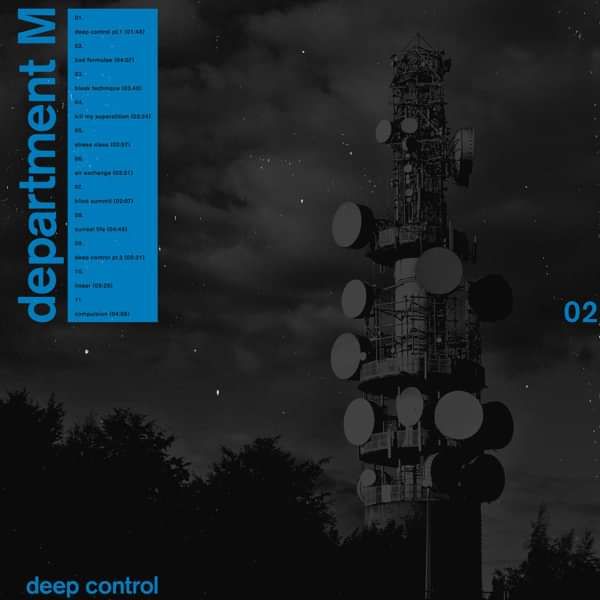 Department M - Deep Control (Screen Printed Vinyl LP) - Hide & Seek Records