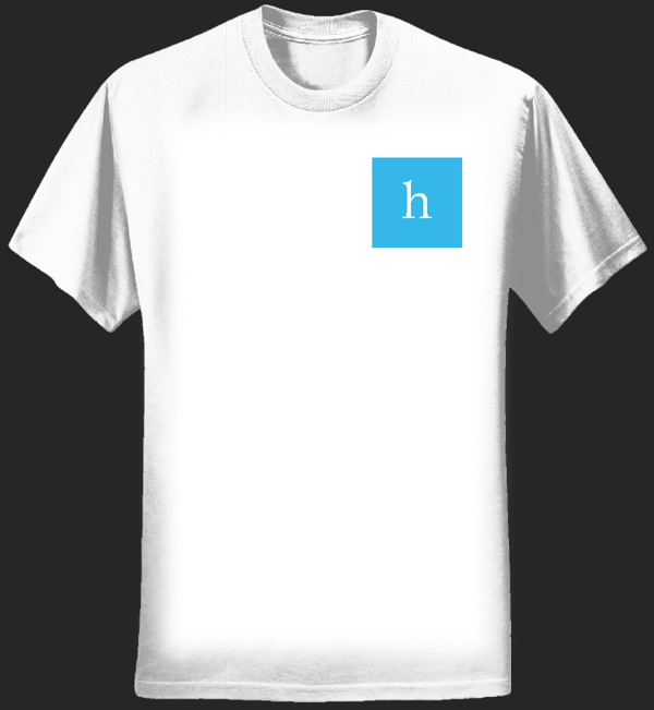 Pocket Blue 'h' T-shirt - Hoofa