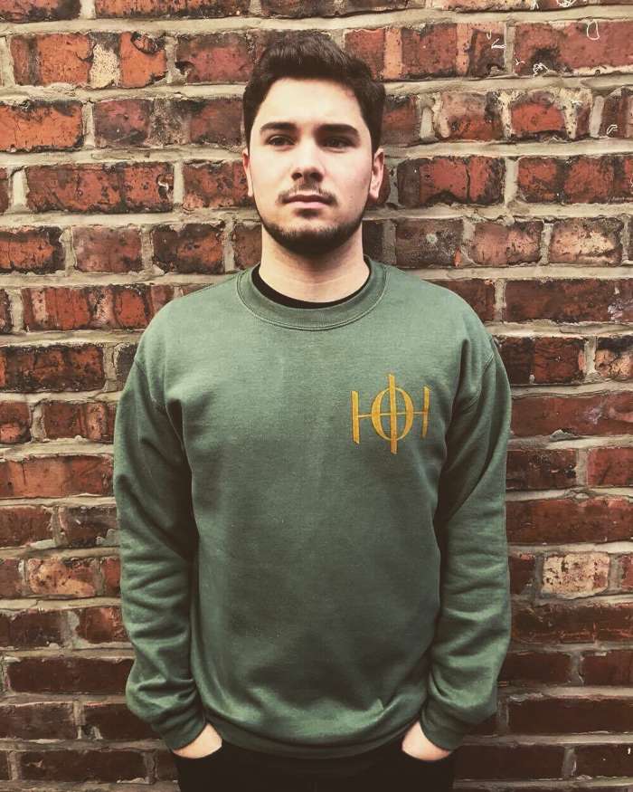 UNISEX CREW NECK IN MILITARY GREEN - House of Hatchets