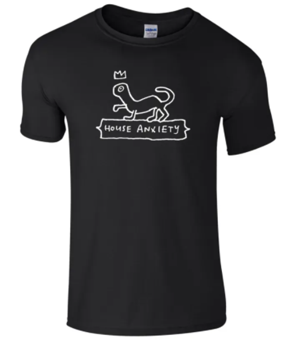 Courtney Barnett edition - House Anxiety Black T-shirt - House Anxiety