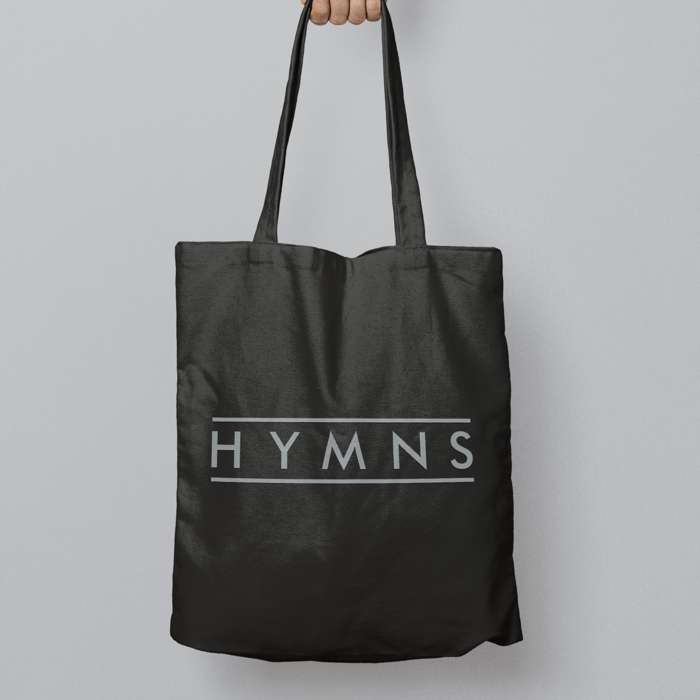 Silver Grey Logo Tote Bag - HYMNS