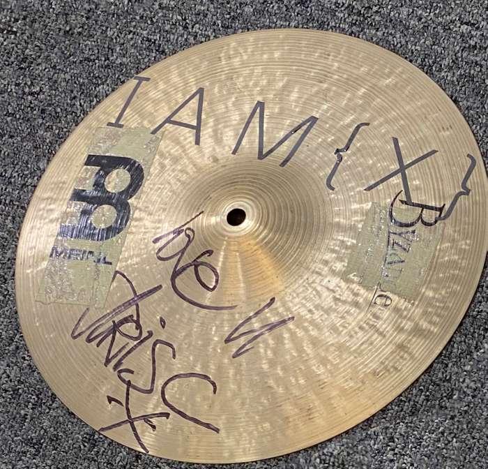 Hi Hat Cymbal 12” - signed by Chris - IAMX