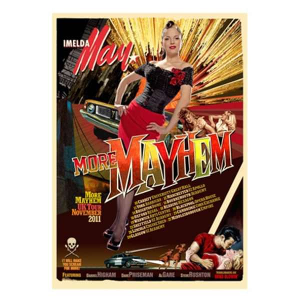 More Mayhem 2011 Tour Poster - Imelda May