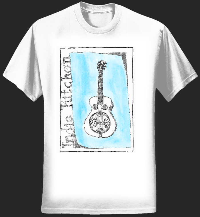 Indie Kitchen Resonator Guitar T Shirt - Indie Kitchen