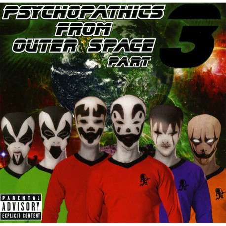 Various Artists Psychopathics From Outer Space 3 CD Album - Insane Clown Posse