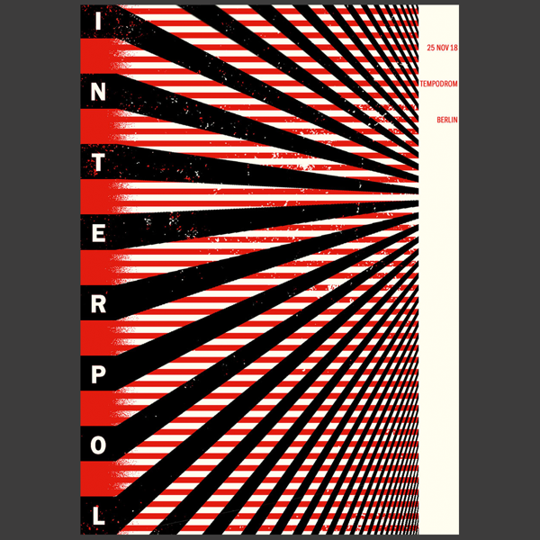 Berlin Limited Edition Screen Print - Interpol