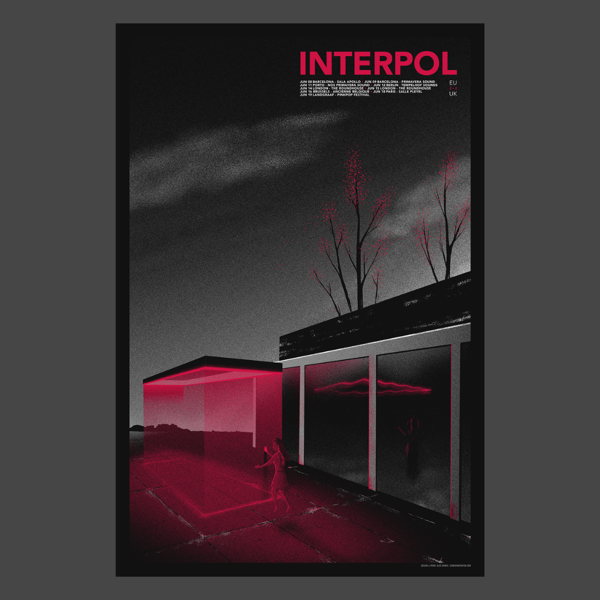 Interpol June tour Poster - Interpol