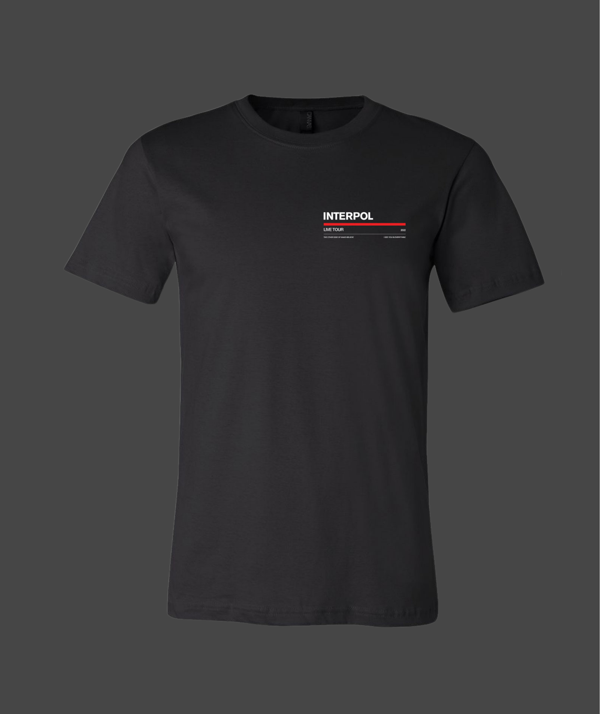 Interpol Tour Dateback T-Shirt - Interpol