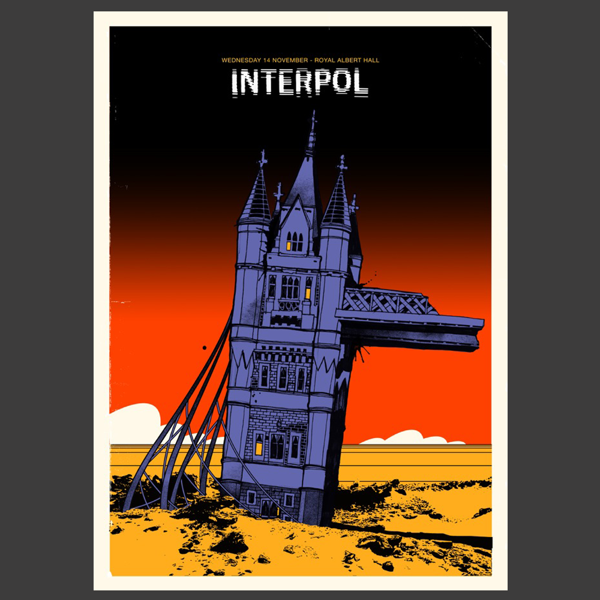 London 1 Limited Edition Screen Print - Interpol