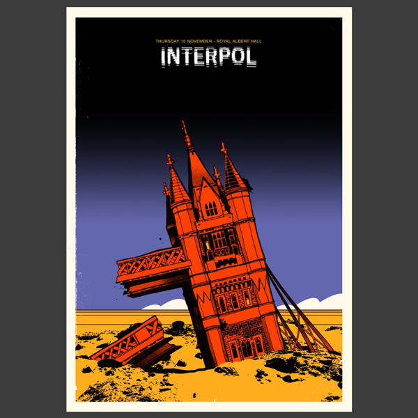 London 2 Limited Edition Screen Print - Interpol