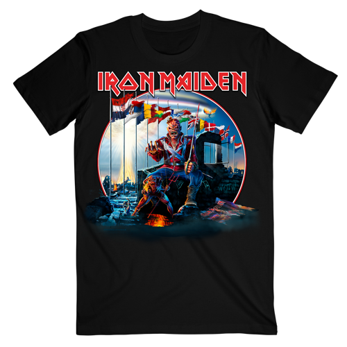 Bands Iron Maiden LOTB Live Album Männer T-Shirt schwarz Band-Merch 