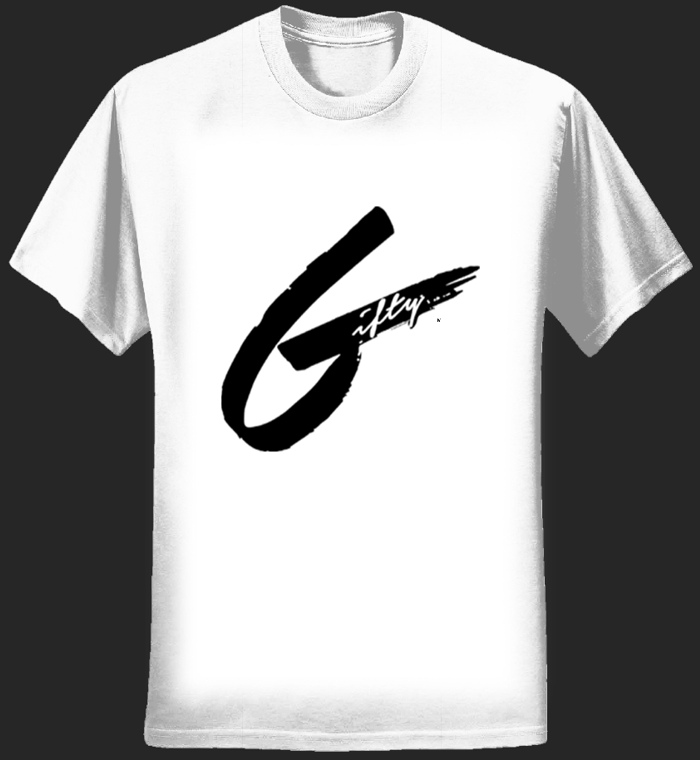 White Womens Gifty T-Shirt - Gifty