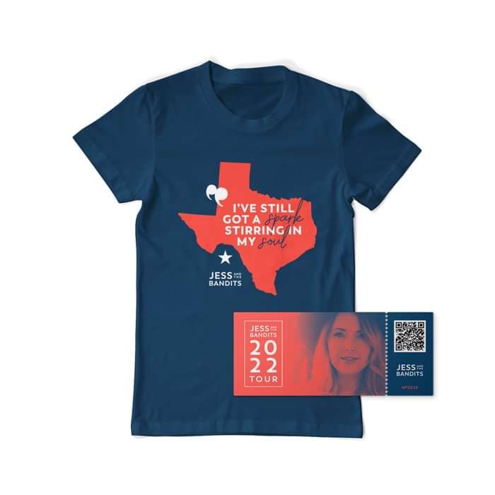 2022 Ticket & T-Shirt Bundle - MANCHESTER - Jess and the Bandits