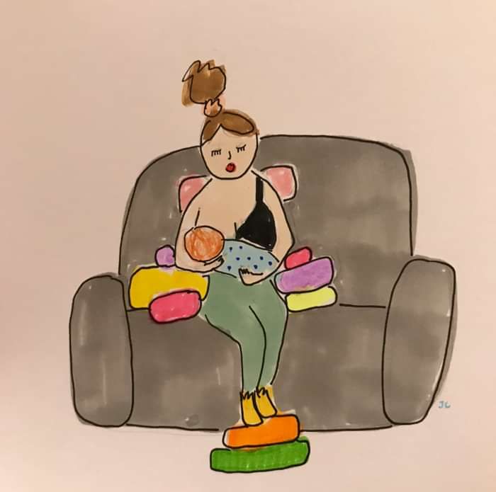 ALL THE PILLOWS PRINT - Jessie Cave