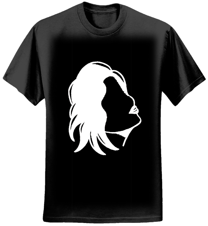 T-Shirt Face Men's - Jet Black 3