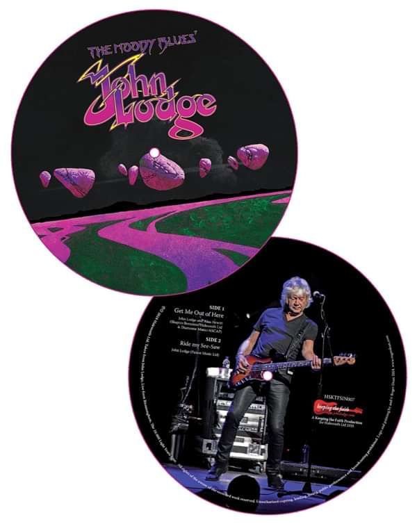 Ride my See-Saw and Get Me Out of Here - Picture Disc (hand signed) - John Lodge of the Moody Blues
