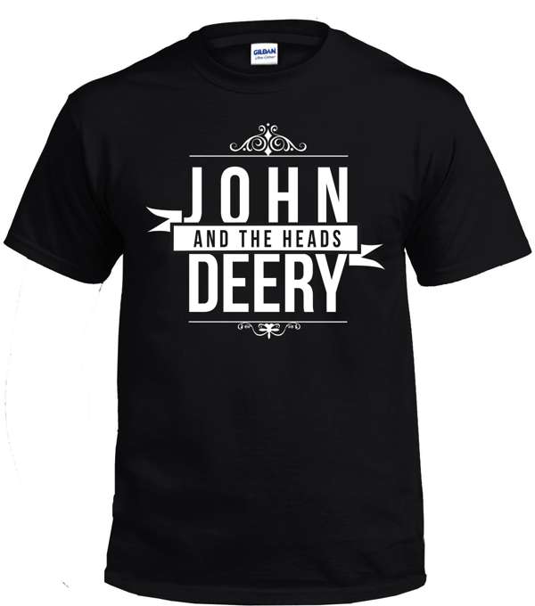 John Deery and The Heads Logo T Shirt - John Deery and The Heads