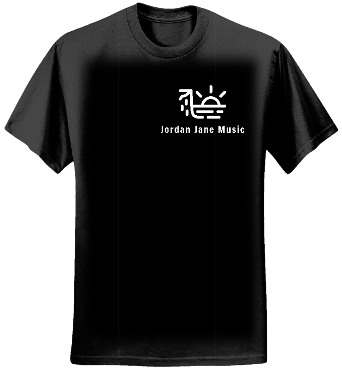 Woman's Black Jordan Jane Music T-Shirt - Jordan Jane