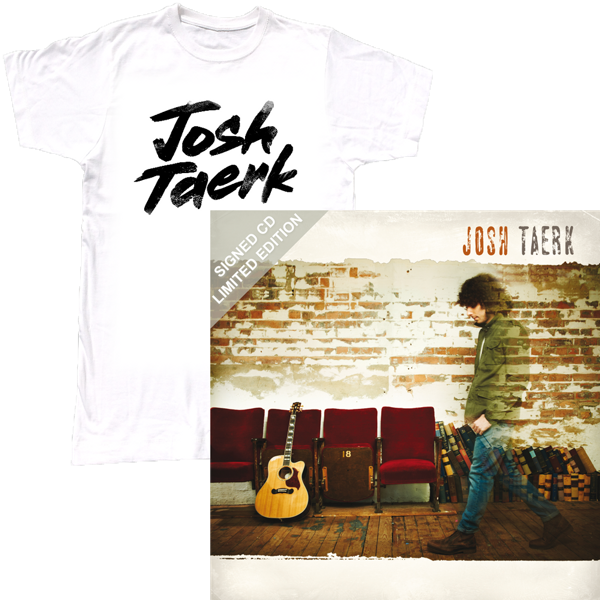 JOSH Signed CD + Josh Taerk T-Shirt - Josh Taerk