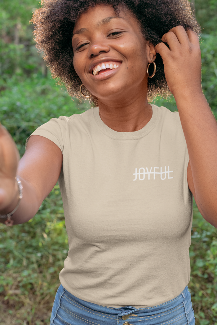 JOYFUL T-Shirt (Beige) - JOYFUL