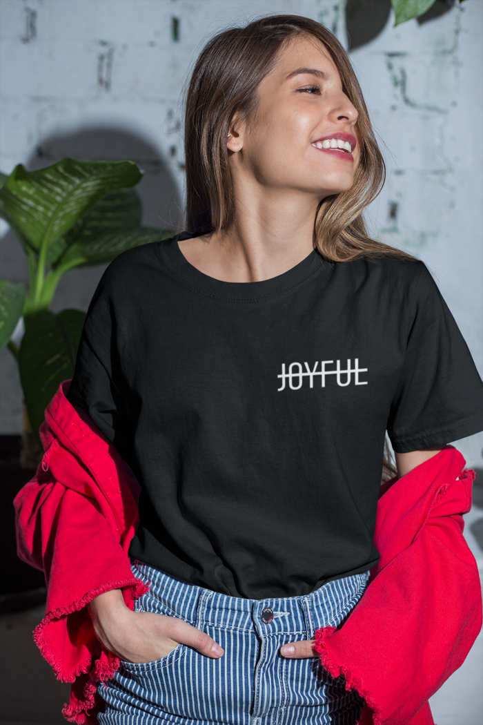 JOYFUL T-Shirt (Black) - JOYFUL