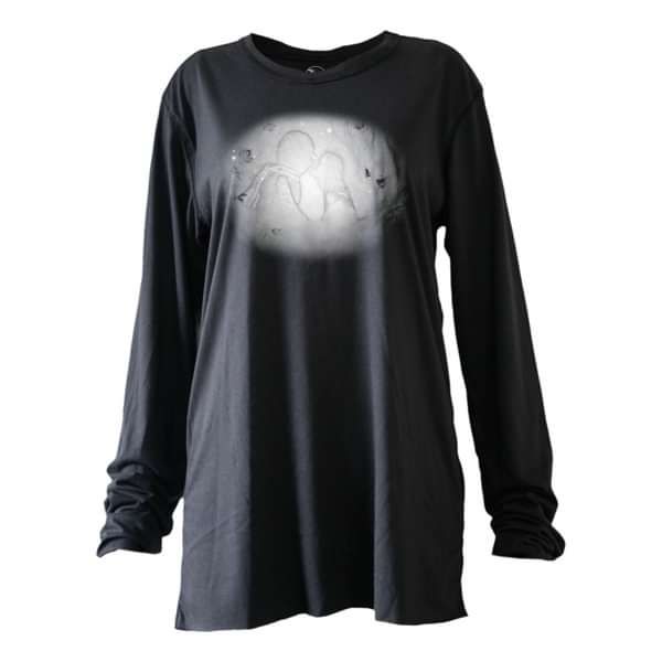 '50 Words' Long Sleeve T-Shirt (Black) - Kate Bush