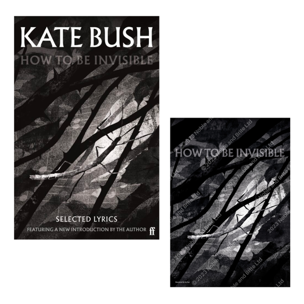 How To Be Invisible Paperback + Poster Bundle - Kate Bush