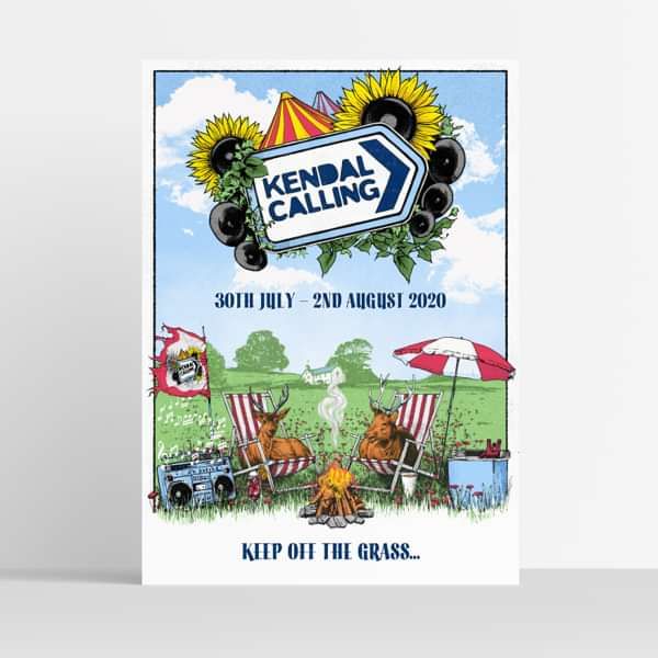 kendal calling 2020 limited edition print a2