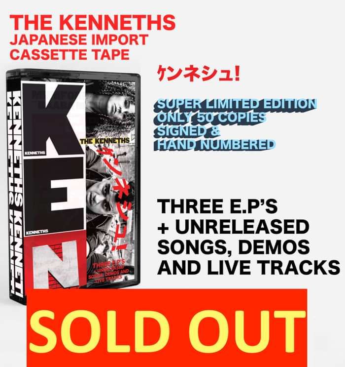 JAPANESE IMPORT CASSETTE TAPE + UNRELEASED MATERIAL. - The Kenneths