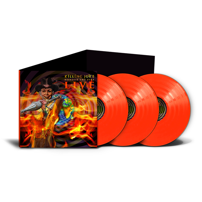Honour The Fire Live at Eventim Apollo Hammersmith - Triple Red 180g Vinyl - Killing Joke - Live Here Now