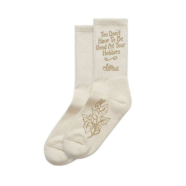 “It’s Lovely To Have You Here” Socks - Kim Churchill