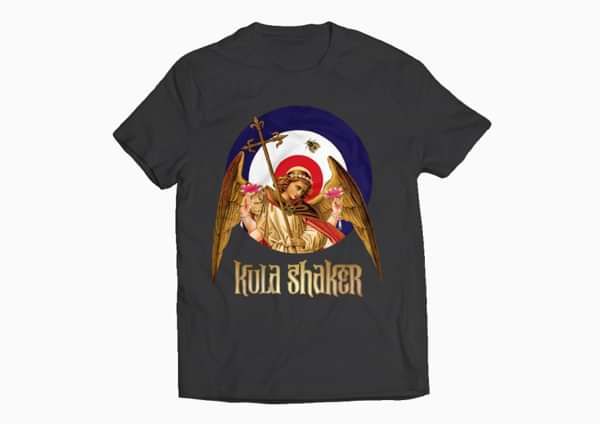 St Michael T-shirt - Dark Grey - Kula Shaker