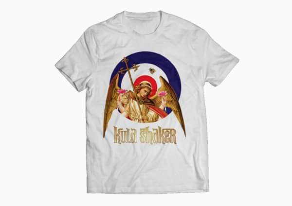 St Michael T-Shirt - White - Kula Shaker