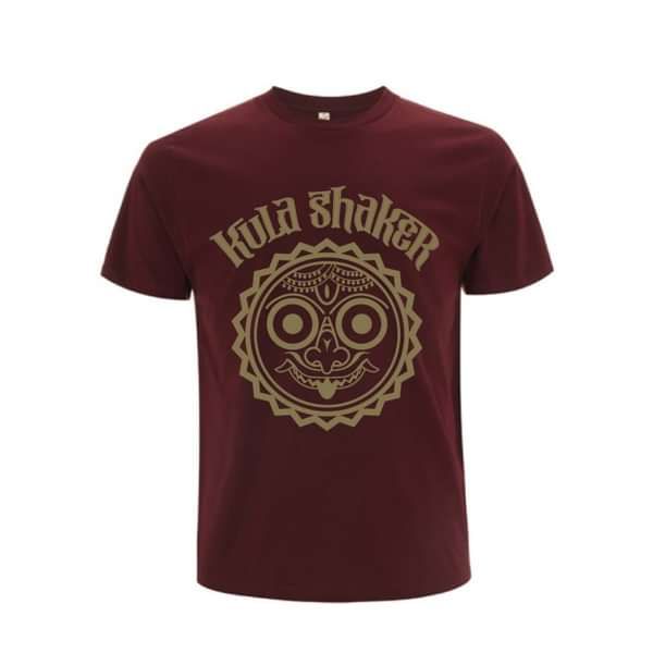 The Jagannath T-shirt - Burgundy - Kula Shaker